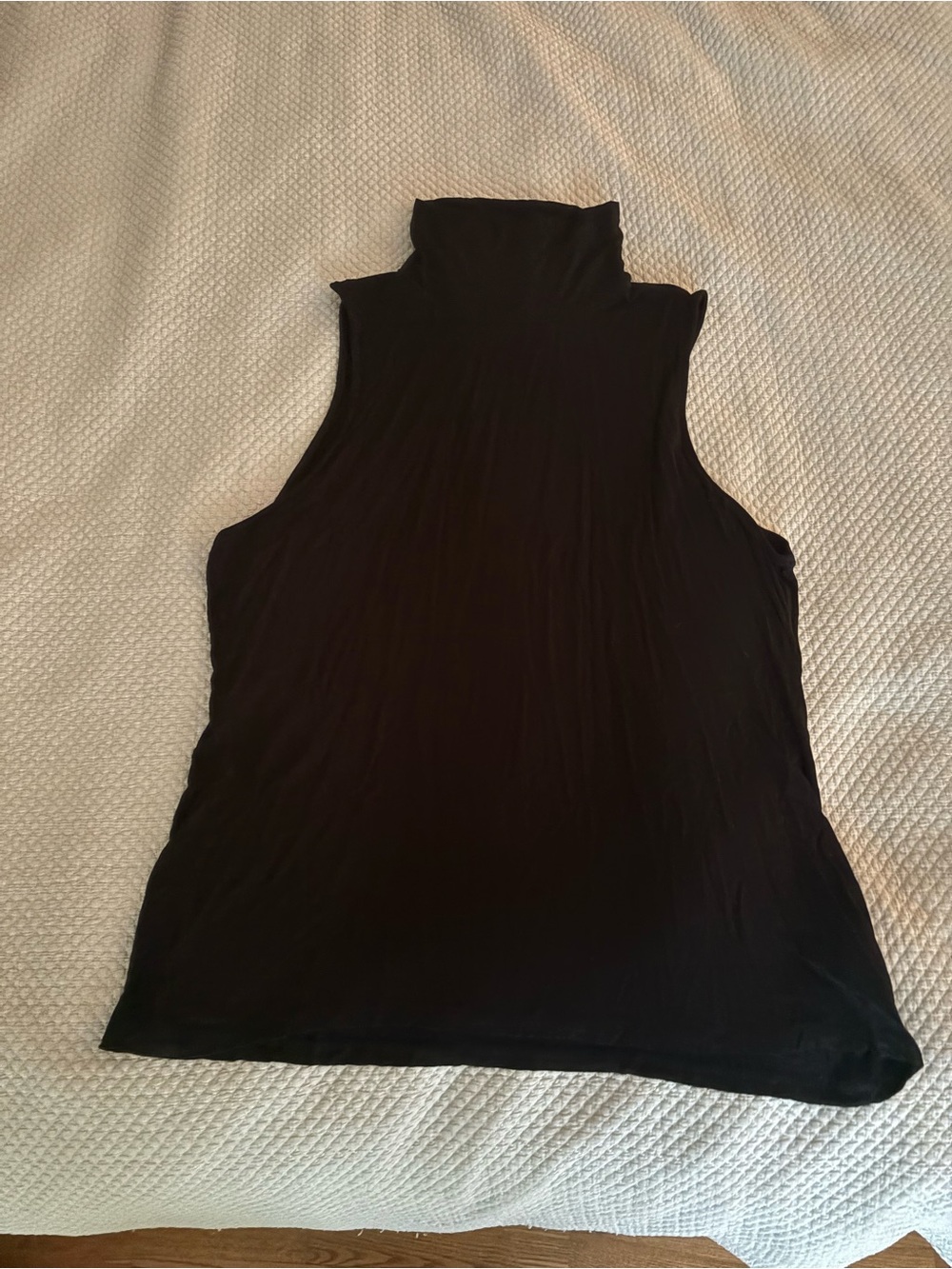 H&M Black Sleeveless Mock Neck Tank